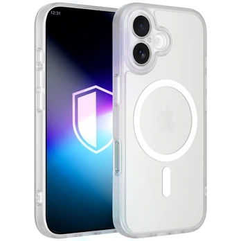 Dėklas 3MK Misty MagCase do Apple iPhone 16 balta