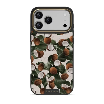Coconut Crush - iPhone 17 Pro Max Case, Elite Dark (MagSafe) / Gold