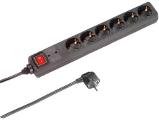 Šakotuvas Vivanco extension cord 6 pesa 1,4m (37654) kaina