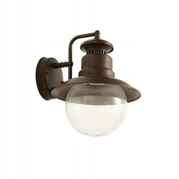 Lauko sieninis šviestuvas Rust Marina Ip44, E27, rudas