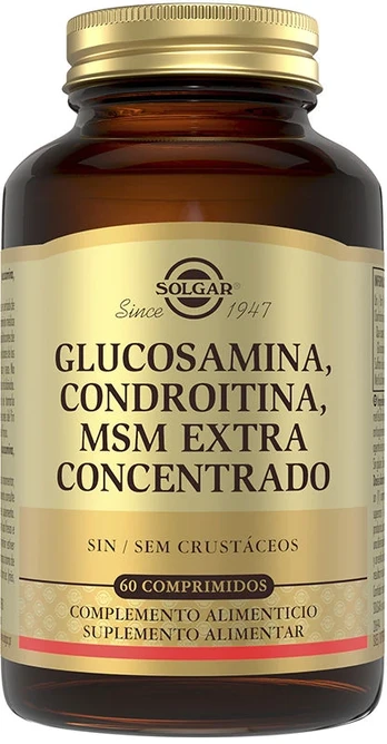 Solgar GLUCOSAMINE CHONDROITIN MSM tablets 60 units