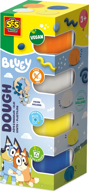 Ses Creative SES BLUey Ciasto do modelow.4x90g 14096 40960