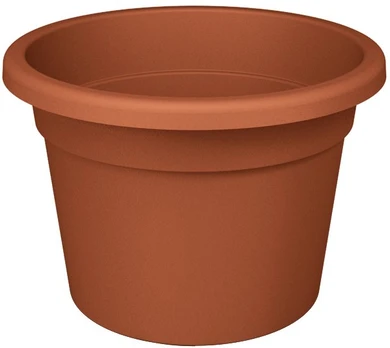 Plastikinis kambarinis vazonas PREMIUM, 34,7 x 24,8 cm., rudas
