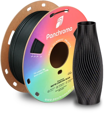 Polymaker Panchroma™ PLA Matte 1.75 mm 1kg - Charcoal Juodas