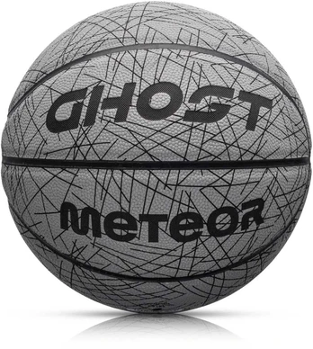 Krepšinio kamuolys Meteor Ghost odblaskowy balta 7