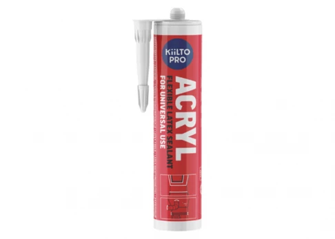 Hermetikas akrilinis Kiilto ACRYL, baltas, 310ml