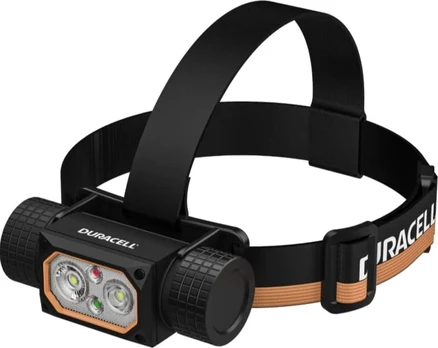 Duracell DH2000R Gift Box Headlamp juodas, oranžinis