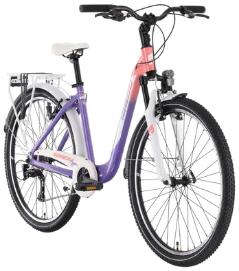Dviratis Tabou Queen 27.5 violetinė-baltas