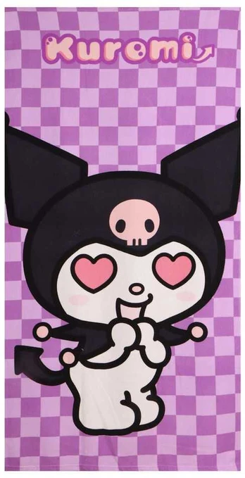 CERDÁ Hello Kitty Kuromi microfibre beach towel
