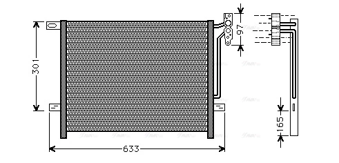 Kondicionieriaus radiatorius BW5203 AVA