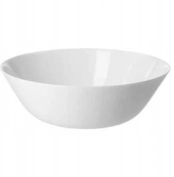Balta apvali lėkštė 23 cm grūdintas stiklas Ikea