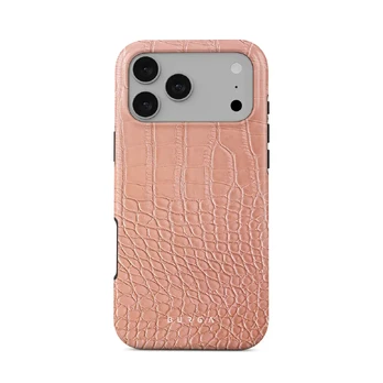 Pink Croco - iPhone 17 Pro Max Case, Tough (MagSafe) / N/A