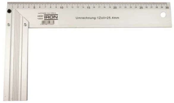 Aliuminis kampainis 300 mm IRON 12333