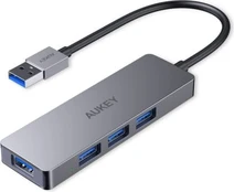 AUKEY CB-H36 Aluminium HUB USB-A | Ultra Slim | 4in1 | 4xUSB 3.0 | 5Gbps