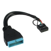 Inter-Tech Adapteris USB USB 3.0 auf USB 2.0 9Pin kaina
