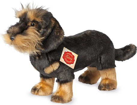 Teddy Hermann - Standing Rough-haired Dachshund 28 cm (919230)