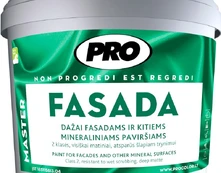 Dažai PRO FASADA, 5 L, baltos spalvos kaina