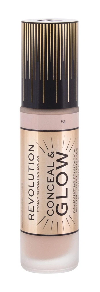 Makeup Revolution London Conceal & Glow Foundation 23ml F2