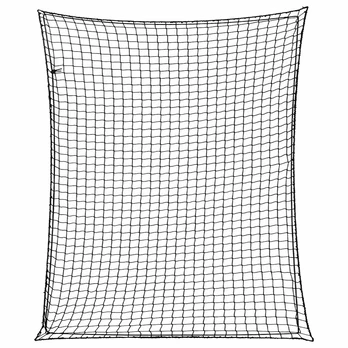 Priekabos tinklas su elastine virve, juodas, 3x2,5m, PP