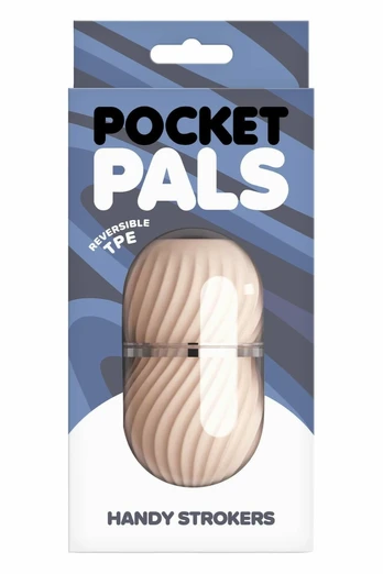 NS Novelties Pocket Pals Misty White Compact Reversible Intimate Device