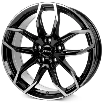RIAL LUCCA 8X18 5X114.3 ET39 CZARNY/POLER