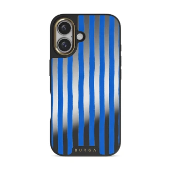Kafenio - iPhone 16 Case, Elite Mirror Dark (MagSafe) / Gold