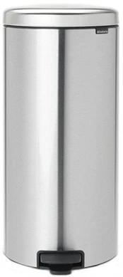 Šiukšliadėžė Brabantia NewIcon, pilka/nerūdijančio plieno, 30 l