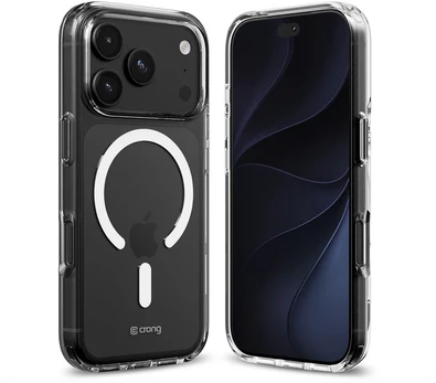Permatomas dėklas Crong Clear MAG Cover iPhone 18 Pro / 17 Pro