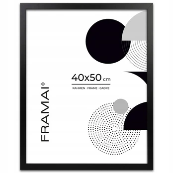 Juodas nuotraukų rėmelis 40x50 cm FRAMAI®