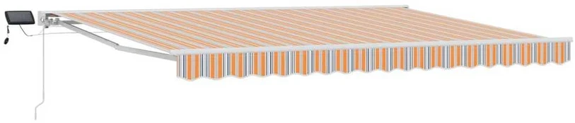Rankinis markizės rėmas su LED 4,5 × 3,5 m