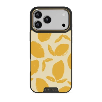 Lemon Tart - iPhone 17 Pro Max Case, Elite Dark (MagSafe) / Gold