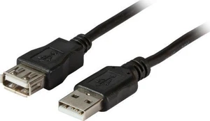 EFB USB2.0 Verlängerungskabel A-A,St-Bu,3,0m,grau,Classic