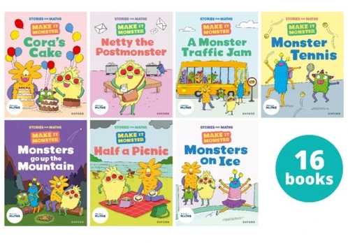Stories for Maths: KS1: Make it Monsters (16 book pack)