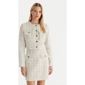 Guess Demisezoninė striukė W5YN44 WHDB2 Balta Regular Fit