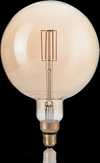 4W LED lemputė E27, 2200K, gintaro spalvos