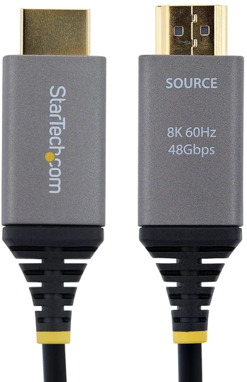 Kabelis StarTech kabelis HDMI HDMI Typu A (Standard) Juodas (HDMI21-CBL-SLIM-2M)