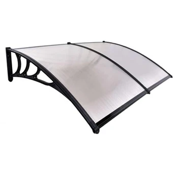 Plastikinis stogelis Mako Duo 100 x 200 cm - juodas