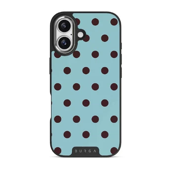 Aqua Mocha - iPhone 17 Case, Elite Dark (MagSafe) / Silver