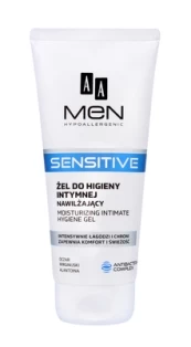Intymios higienos prausiklis vyrams AA Men Sensitive, 200 ml kaina