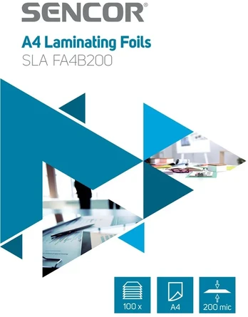 Sencor SLA FA4B200 Laminating filmas A4, 200 mic