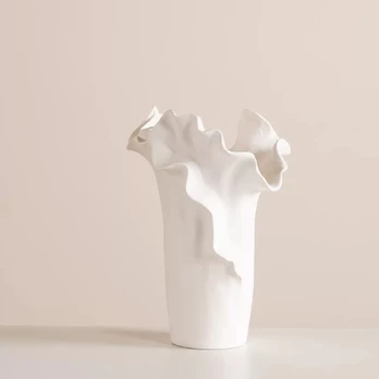Vaza Domoletti MULWH4281, 25 cm, balta