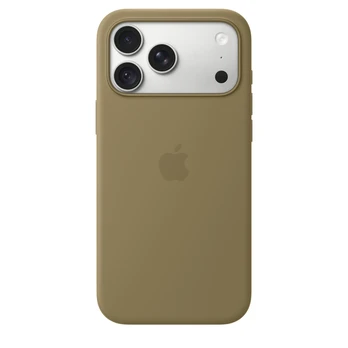 Apple iPhone 18 Pro Max Silikoninis dėklas with MagSafe - Olive - MK924ZM/A