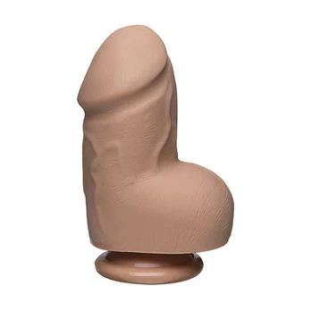 Doc Johnson The D Fat 6" Anatomical Model with Suction Base FIRMSKYN