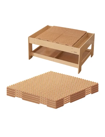MASTERKIDZ Set of 4 Panel Overlays for Building with Small Blocks