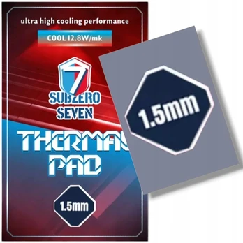Odseven Termopadas Subzero Seven 1,5mm 85x45 12,8w/mk Gaming