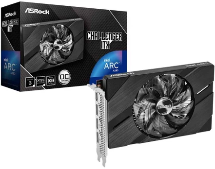 ASRock vaizdo plokštė Intel Arc A380 Challenger ITX OC 6 GB GDDR6