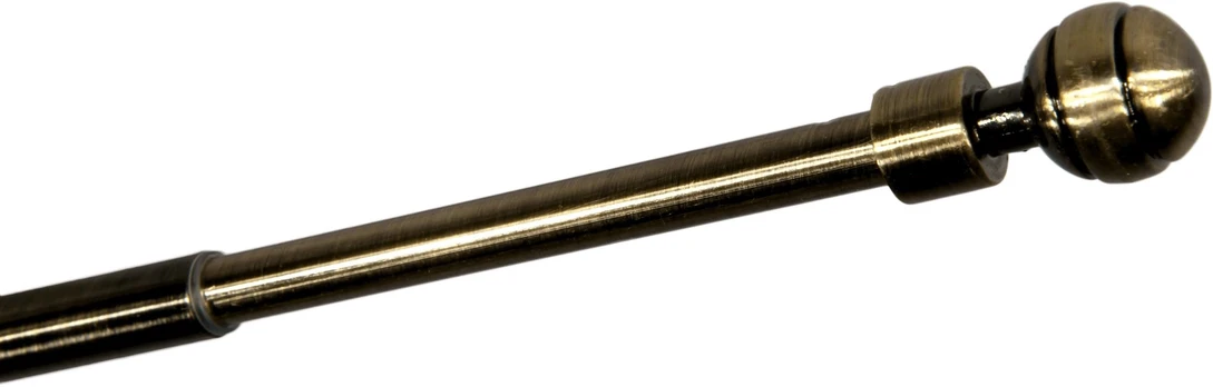 Karnizas Mini Kula Elegant, 40 - 60 cm, Ø 12 mm, aukso