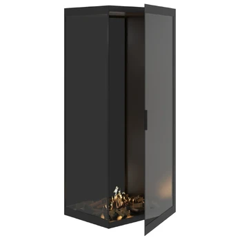 WILD FLAME CORNER 80X200 LEFT kampinis biožidinys įmontuojamas