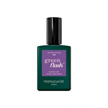 MANUCURIST_Green Flash Led Gel Nail Lacquer Iris nagų lakas 15 ml
