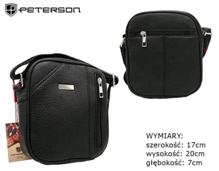 Torba męska PU PTN 8023-MACRO Black